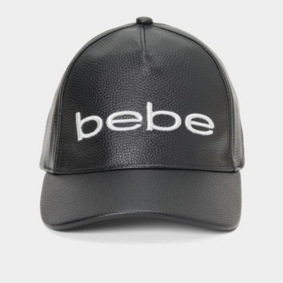 bebe Accessories - Faux Leather Cap
